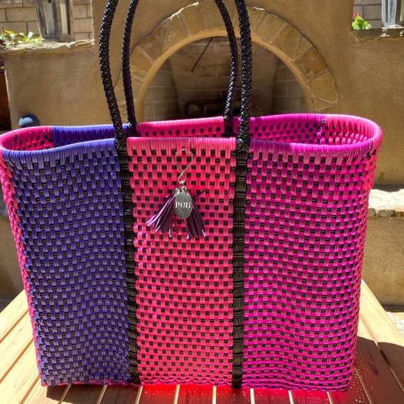PELI Handbags - Peli Open Top Tote Handbag Handmade Artisan